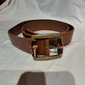 Men's Brown Leather Belt